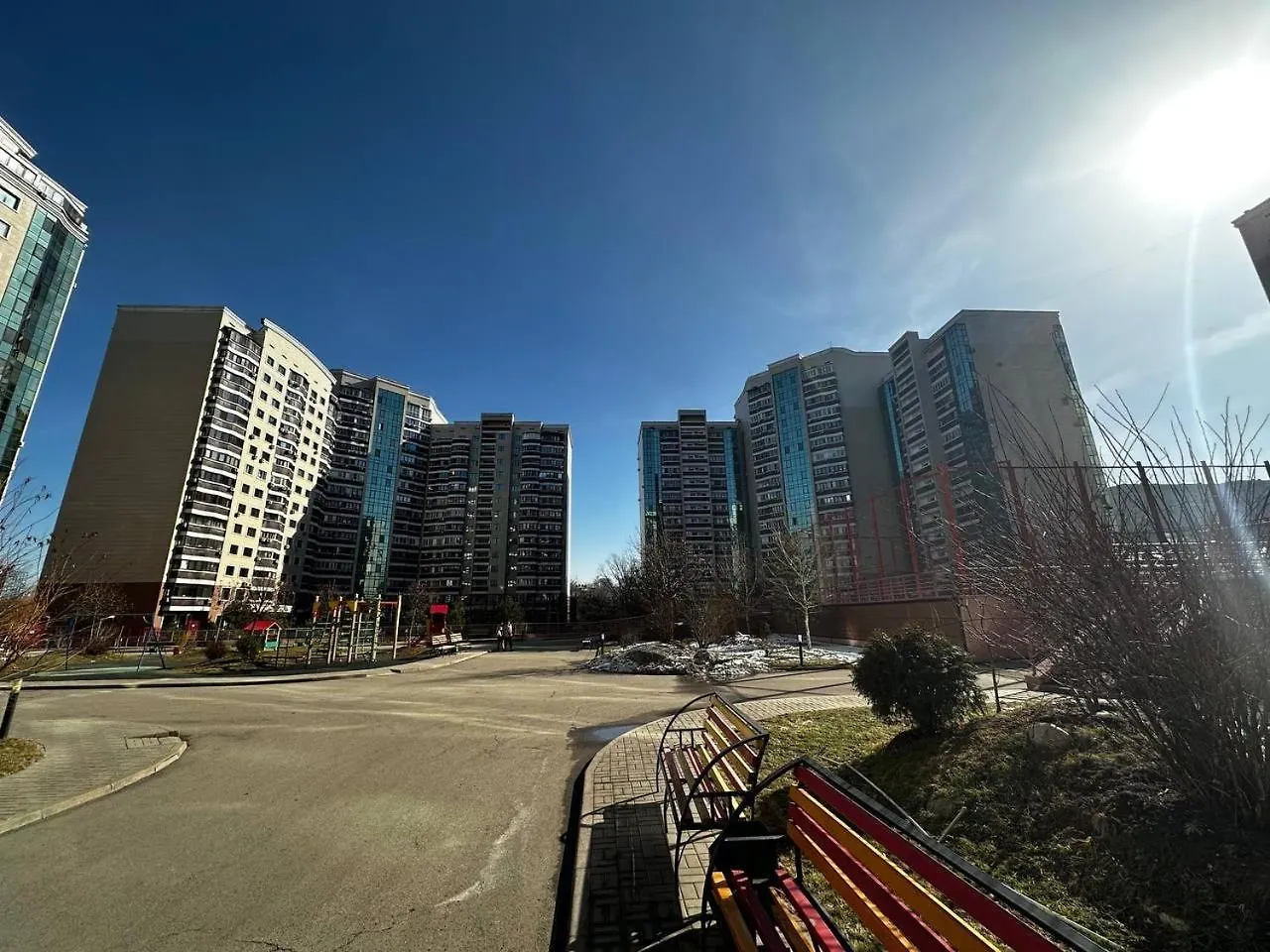 Apartament Просторная 2-Комнатная Квартира В Жк Арай Ałma Ata